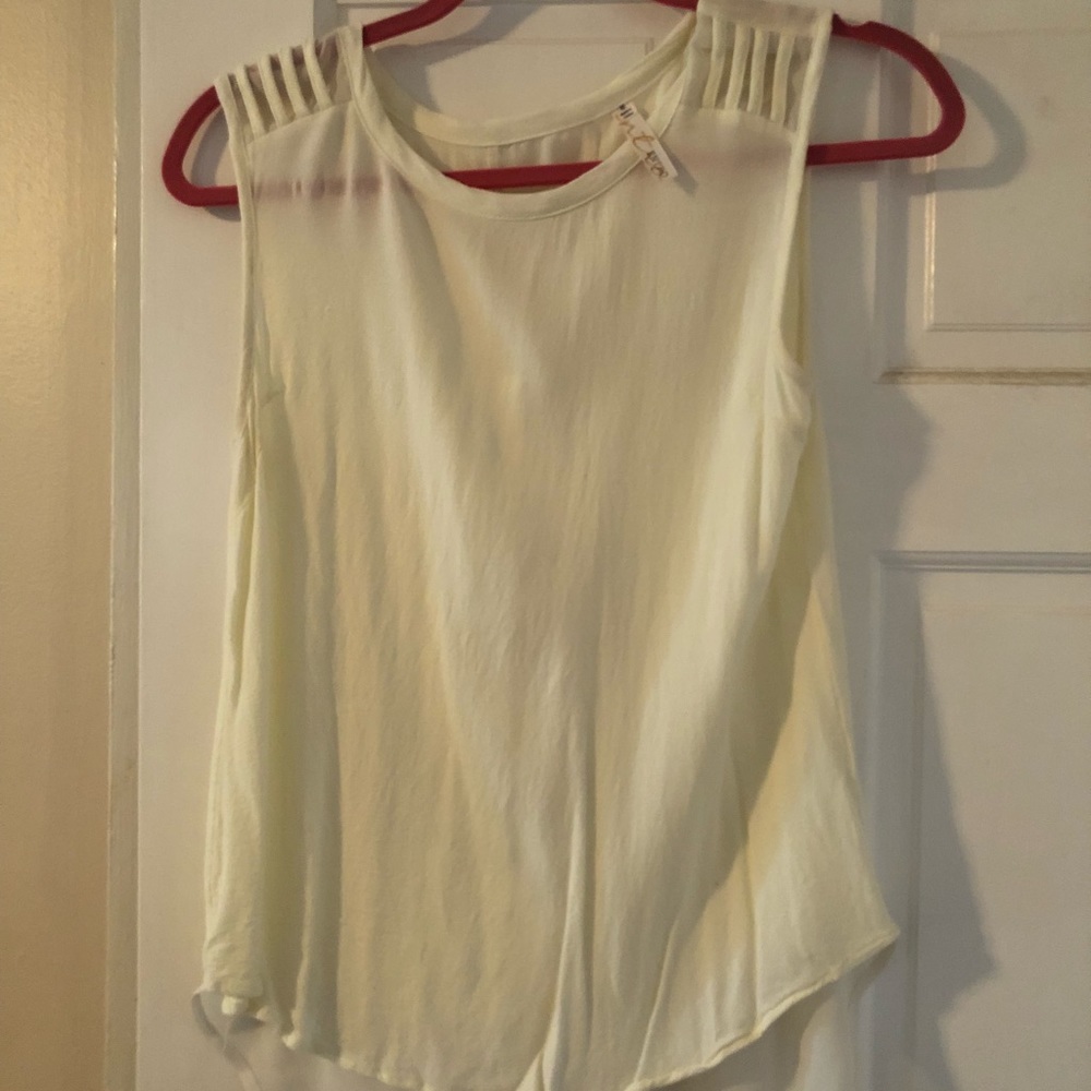 Cream blouse